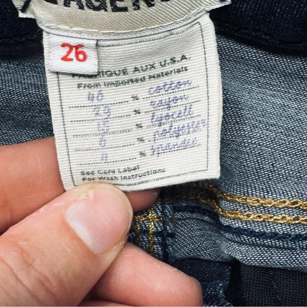 L'AGENCE Margot Skinny High Rise in Midnight Size 26 - Picture 5 of 11